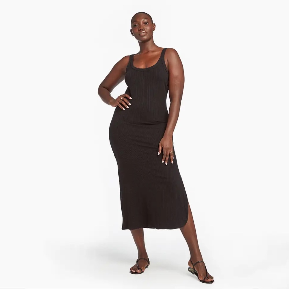 Vitamin A Ribbed Tank Dress Medium